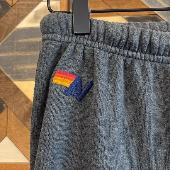 Aviator Nation Bolt Sweatpants Joggers Grey Small - Picture 3 of 8